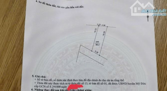 Hàng ngon, bổ, rẻ xã hợp Tiến, Huyện Mỹ Đức, gần Hồ Quan Sơn, sát chợ La đồng - 3