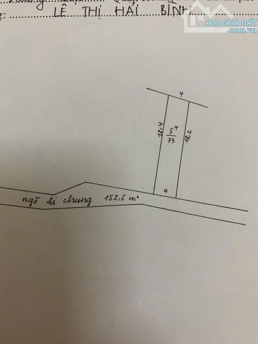 Cơ hội Đầu Tư . Bán đất Phố Giải Phóng : 73m, MT4m, giá 12 tỷ , ngõ ô tô 7 chỗ, 10m ra otô - 3