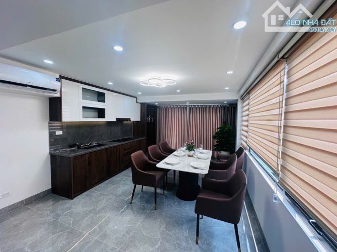 Minh Khai - Nhà 7 tầng thang máy, lô góc - Ngõ thông kinh doanh - Full nội thất