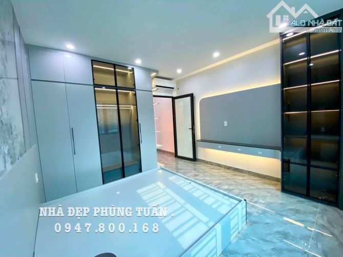 Nhà đẹp 4 tầng xây mới độc lập phố Tô Hiệu• lô góc 57m2 - 4