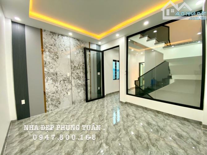 Nhà đẹp 4 tầng xây mới độc lập phố Tô Hiệu• lô góc 57m2 - 5