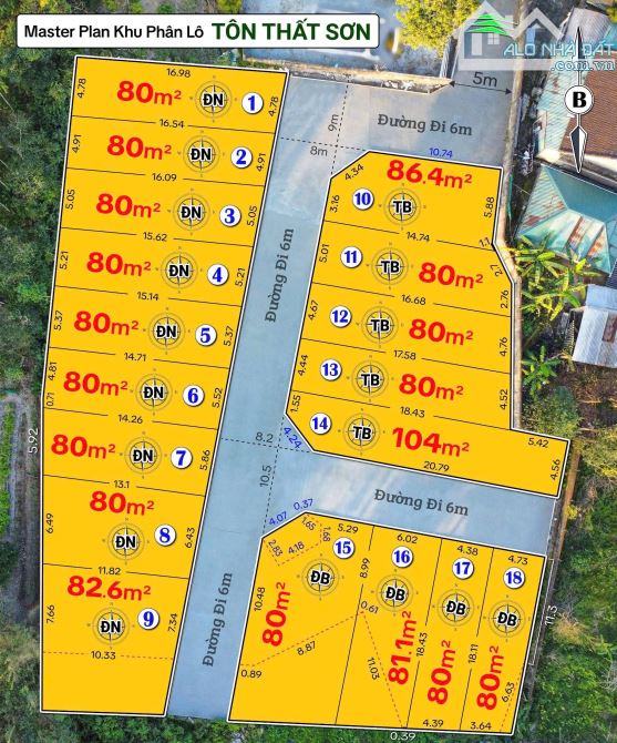 💥 Mở bán khu phân lô mặt tiền kiệt Nguyễn Văn Chư thông Tôn Thất Sơn - 6