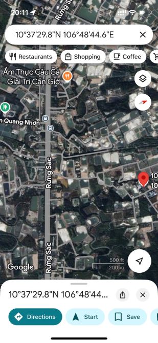 Bán đất Rừng Sác, Bình Khánh, Cần Giờ: 11 x 48, giá 1,65 tỷ