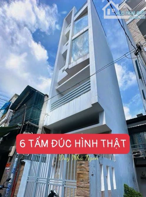 BÁN NHÀ Q4 CHDV 6 TẤM ĐÚC HÌNH THẬT VỊ TRÍ 1/ NGUYỄN KHOÁI GIÁ 6TỈ 750 GIÁP Q1 KDC HẺM 3M