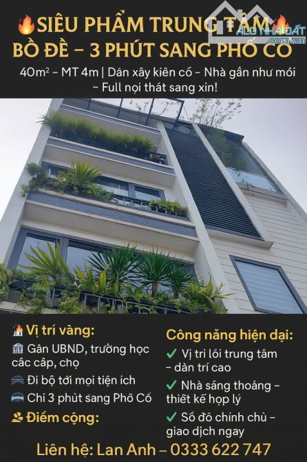 Bán nhà dân xây Nguyễn Văn Cừ - bố đề 41m 4 tầng full nội thất oto đỗ cổng tiện ích ngập t