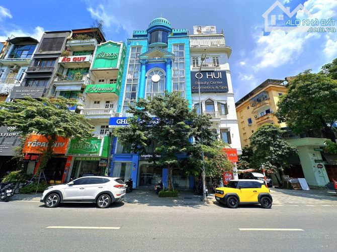 TÒA NHÀ VĂN PHÒNG 8 TẦNG THANG MÁY MẶT PHỐ NGUYỄN CHÍ THANH ĐỐNG ĐA CỰC ĐẸP 90m 61 TỶ