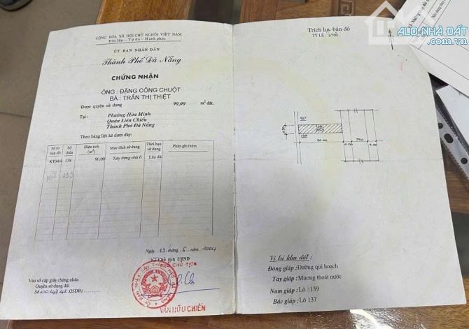 Bán đất Lý Chính Thắng- Hoà Minh- Liên Chiểu