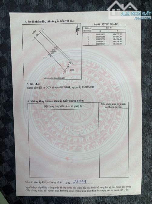 Đất Hưng Hòa đường thông 5m gần Dự án