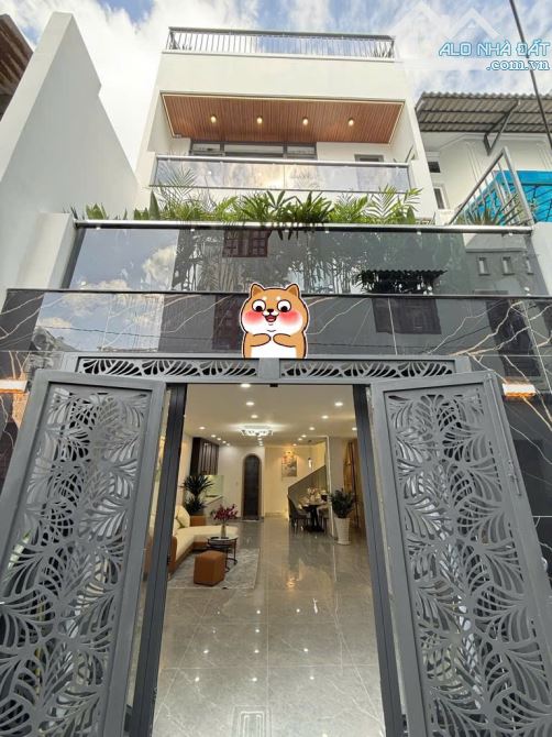 Nhà mới đẹp 4 tầng  full nội thất  Đường số 59  Gò Vấp  5.4x11m  Hẻm xe hơi  Giá 6.99 Tỷ