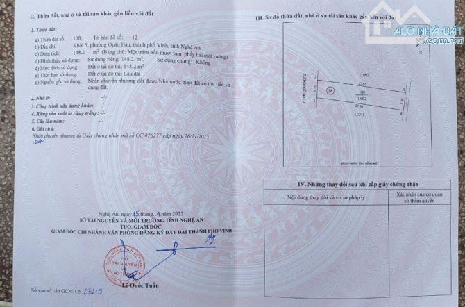 Bán nhà cấp 4 mặt đường Ngô Gia Tự - P Quán Bàu