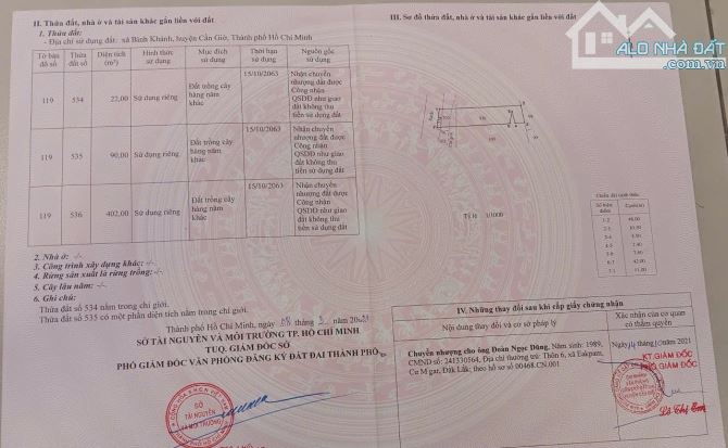 Bán đất Rừng Sác, Bình Khánh, Cần Giờ: 11 x 48, giá 1,65 tỷ - 1