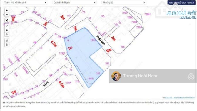 Toà nhà 3MTKD 181-183 Nguyễn Hữu Cảnh - 20x30m - Hầm + 9 tầng - HĐT 1,2 tỷ/th - 380 tỷ - 1