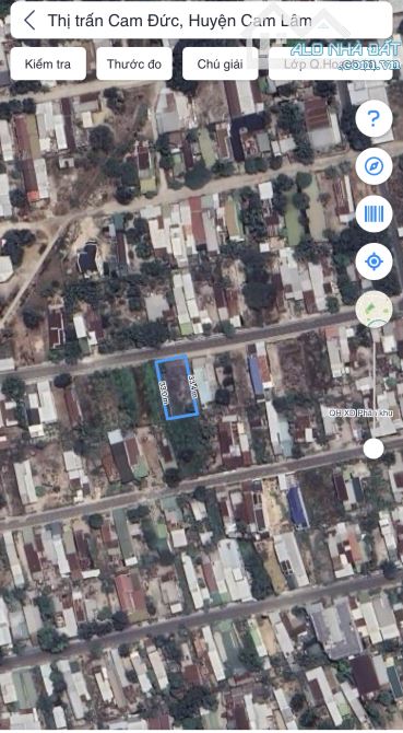 Bán lô đất mt đường Hồ Xuân Hương - Cam Đức - Cam Lâm - Khánh Hoà - 1