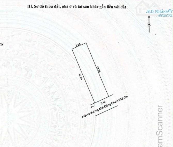 🌿 LÔ ĐẤT ĐẸP – MAI ĐĂNG CHƠN, NGŨ HÀNH SƠN, ĐÀ NẴNG 🌿 2 TỶ 1 - 100mv (5,2 x 19.3 ) - 1