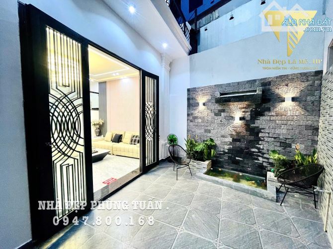 P Tuấn... NHÀ ĐỘC LẬP SÂN CỔNG PHỐ TRUNG TÂM LẠCH TRAY•  3 TẦNG RỘNG 62m2 - 1