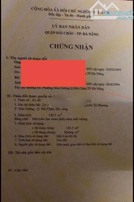 📌📌📌LÀM VIỆC TRỰC TIẾP GIÁ TỐT !!!Đất ở trung tâm thành phố đường Nguyễn Hữu Thọ - 1