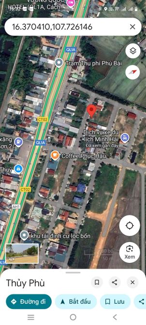 📢 BÁN LÔ ĐẤT KQH PHƯỜNG PHÚ BÀI TP. HUẾ CẠNH ĐƯỜNG QUỐC LỘ 1A. - 2