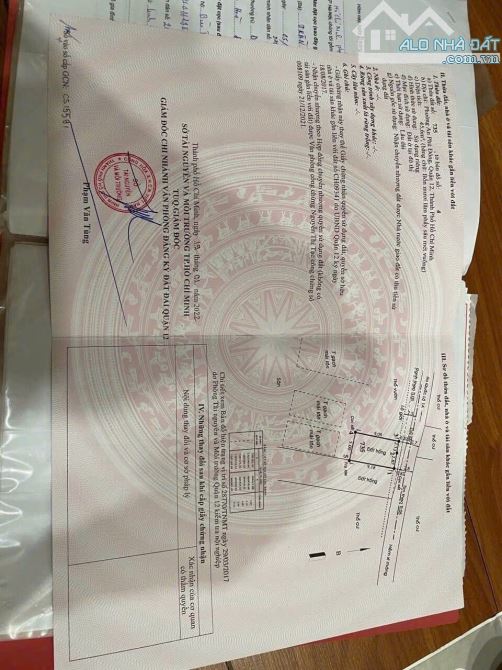 ĐẤT 1/ VÕ THỊ THỪA AN PHÚ ĐÔNG QUẬN 12 GIÁ CHỈ 2.6 TỶ - 2