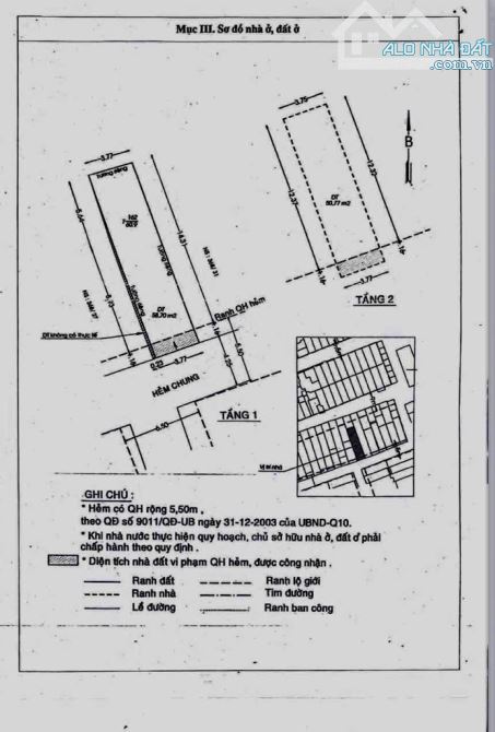 Quận 10 - 58m2 vuông vức - HXH Lê Hồng Phong ngã 7 , giáp Q1 Q3 Q5.... - 2
