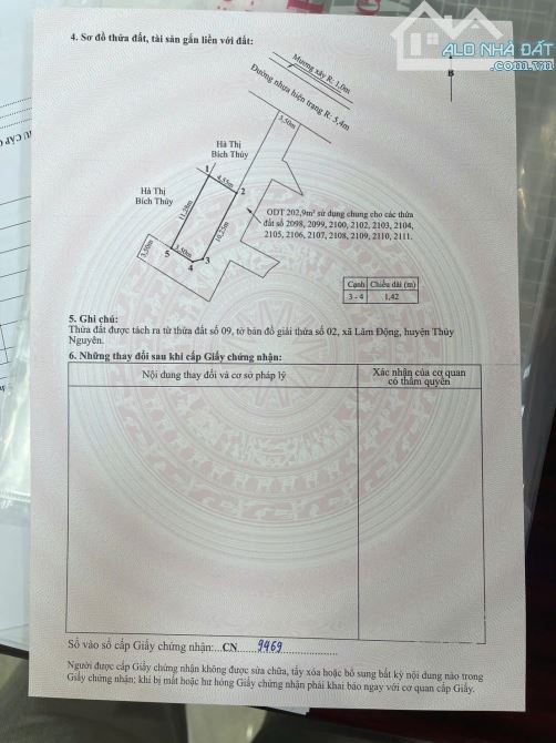 Chào bán lô góc tại phường Thiên Hương, Hải Phòng (Lâm Động, Thủy Nguyên cũ). DT 50,6m2 - 2