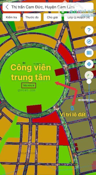 Bán lô đất mt đường Hồ Xuân Hương - Cam Đức - Cam Lâm - Khánh Hoà - 3