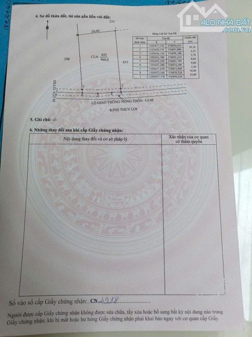 ĐẤT NGHỈ DƯỠNG 4,8 Tỷ, Lộ Ô Tô, CÁCH KDL ÔNG ĐỀ 400M, PHONG ĐIỀN,  TP CẦN THƠ - 3