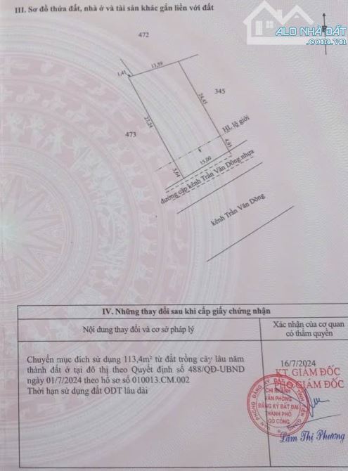 💎 Bán đất (15 x 31m) nhựa cặp kênh Trần Văn Dõng, Phường Long Thuận, TP Gò Công, TG - 4