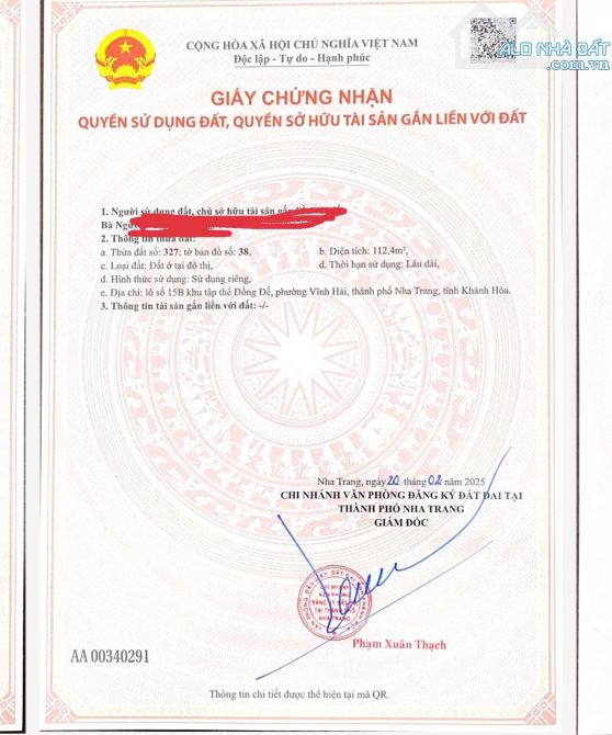 Bán đất cách đường Nguyễn Khuyến 70m. Cách chợ Vĩnh Hải 150m - 4