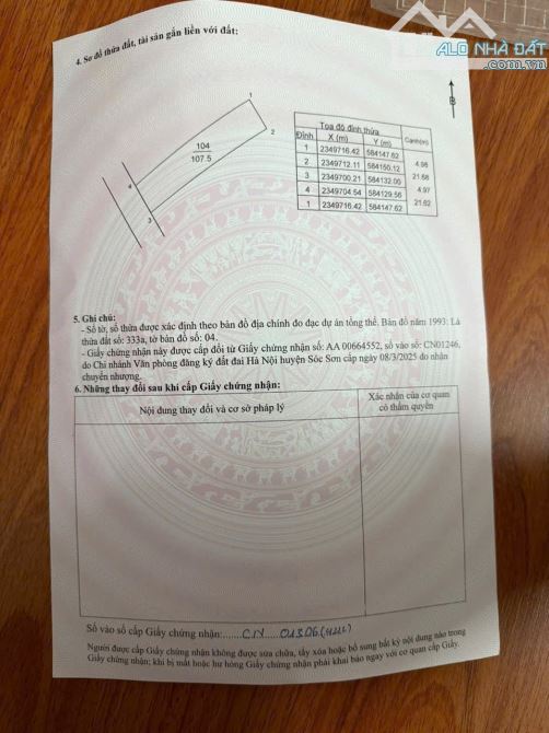 107m2 Xuân Bách - Quang Tiến - Sóc Sơn - 6