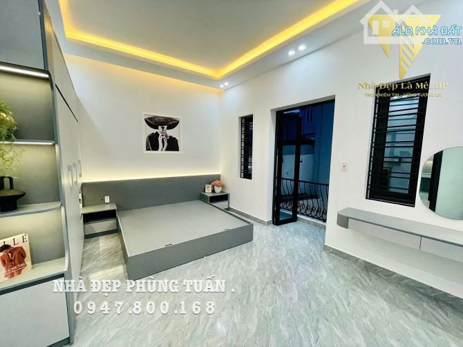 P Tuấn... NHÀ ĐỘC LẬP SÂN CỔNG PHỐ TRUNG TÂM LẠCH TRAY•  3 TẦNG RỘNG 62m2 - 8