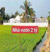 Bán đất + Nhà vuờn 1200m2 view kênh mỹ an_Thủ Thừa giá 2 tỷ đường ôtô bự giá ngộp