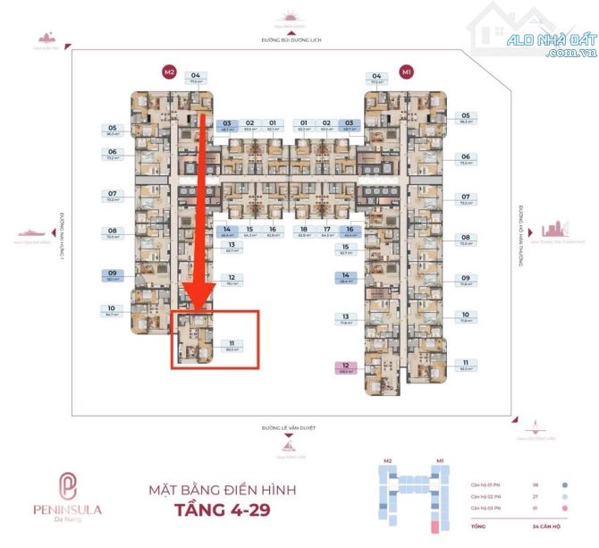 🎉🎉BÁN CĂN HỘ CAO CẤP PENINSULA – 2 PHÒNG NGỦ, 92M² – VIEW SÔNG HÀN TUYỆT ĐẸP