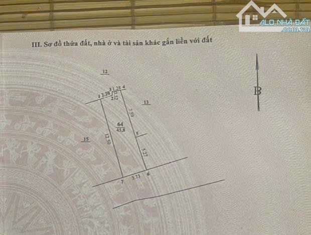 ANH DUNG GỬI BÁN ĐẤT 46M² TẠI TRUNG TÂM PHƯỜNG THƯỢNG CÁT – GIÁ HƠN 4 TỶ