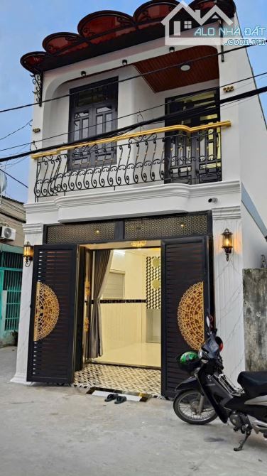 Nhà Đẹp 1 lầu xã Đông Thạnh Hóc Môn đường xe hơi giá 2 tỷ 50 triệu
