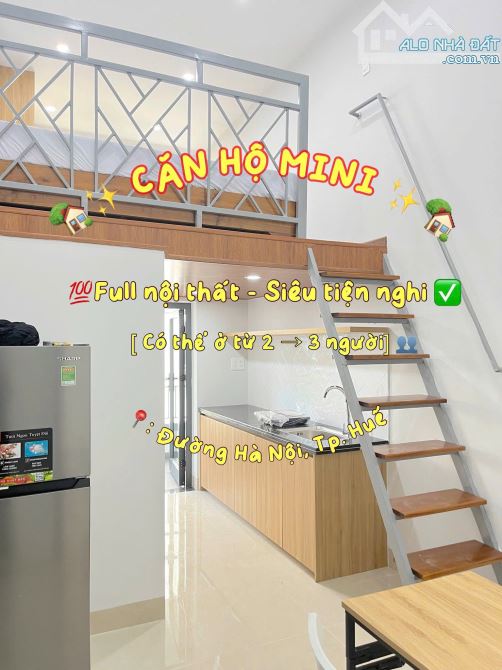 🔥🔥🔥🔥🔥Cho thuê căn hộ mini full nội thất mặt tiền HÀ NỘI chỉ 5 tr/th