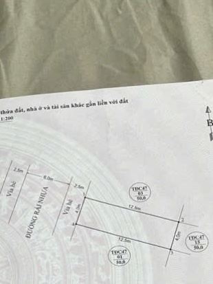 Bán căn nhà 3 tầng khu tdc Hoa Quả, dt 50m2, mt 4m