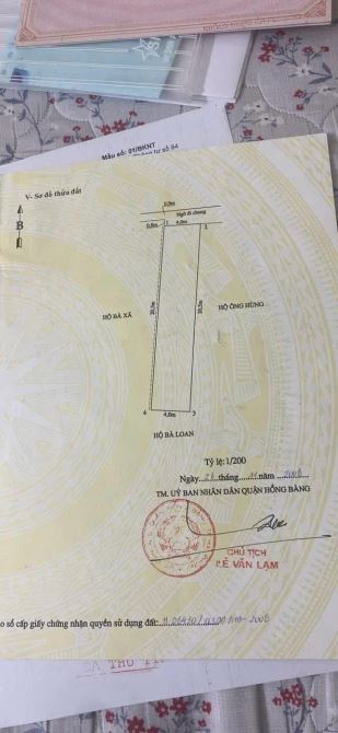 Bán đất 81m2 ngõ 3m tại Quỳnh Cư, Hùng Vương, Hồng Bàng giá 1,29 tỷ
