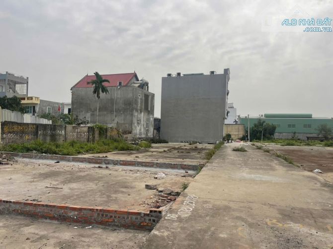 50m2 tại Vân Tra An Đồng An Dương Lô đất vuông vắn ngang 4,48m Đường 4m 1,6x tỷ