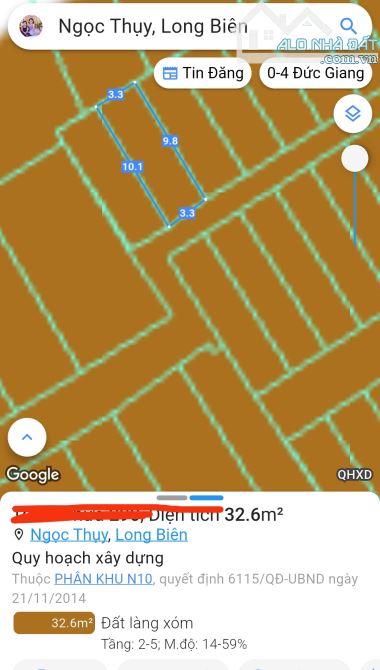 Ngọc Thụy nhà 2Tầng 33m Ô TÔ 7 CHỖ cách 5m, 40m ra phố chỉ 4tỷ95