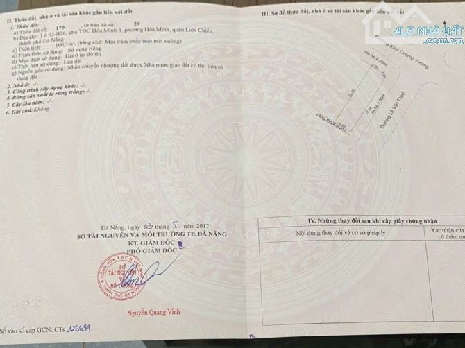Bán đất Góc 2 mặt tiền đường 15m Kinh Dương Dương