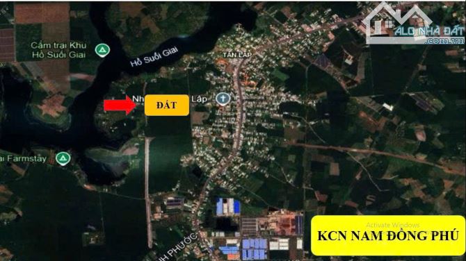 Cần bán thửa đất 10x25m có 100m thổ cư- Đ DT741 Đồng Phú - Giá chri hơn 700tr