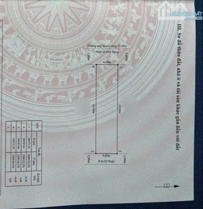 Bán đất tái định cư đường vòng Vạn Mỹ , Ngô Quyền . DT 65,6m ngang 4m giá bán 85 triệu/m