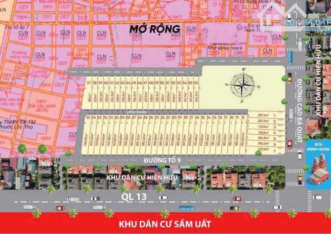 ĐẤT MT CAO BÁ QUÁT SỔ SẲNG CHỈ 580TR/170M2 - 3