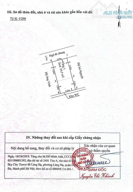 Bán nhà  Lương Khánh Thiện , Cầu Đất , Ngô Quyền . 2,65 tỷ , 2 tầng , 40m. - 1