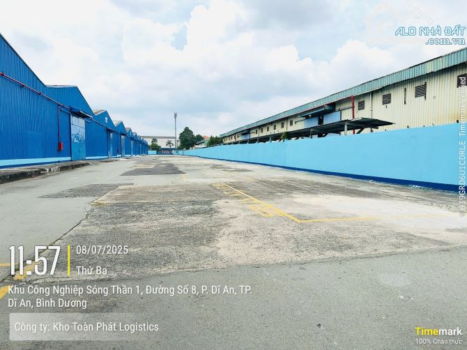 Gần 2000 m2 kho cho thuê - đầy đủ điện 3 pha, có bảo vệ 24/7 - 1
