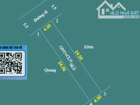 Bán đất Tái định cư sân gofl Skylake Hoàng Văn Thụ – huyện Chương Mỹ, Hà Nội   – S= 96m2 - 1