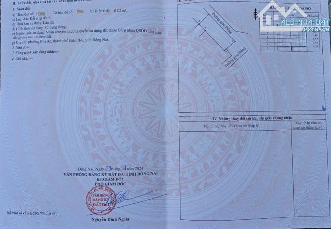 Bán căn góc mới 1T1L 4.8x12.1m hoàn công, hẻm Hoàng Minh Chánh p.Hóa An, tặng nội thất - 1