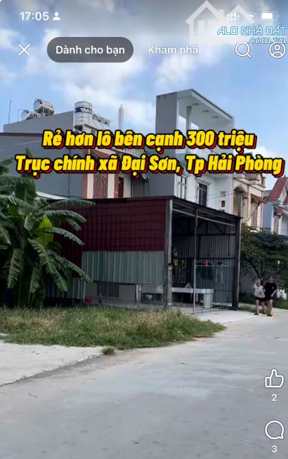 Cần Bán đất Thôn Nghĩa Dũng, Đại Sơn. Dt 112m2 Lô Góc, đường to giá 1.6 tỷ - 1