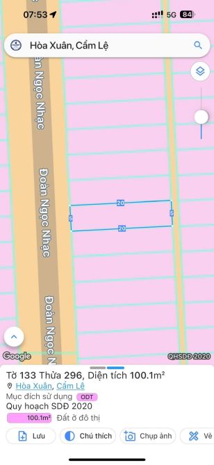 Bán nhà tầng lững đường 5m5 Đoàn Ngọc Nhạc- Hoà Xuân - 1