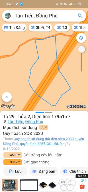 Bán lô đất tách được 48 nền tại Đường Xuyên tâm Đồng Phú - 2